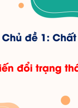 Bài 3. Sự biến đổi trạng thái của chất